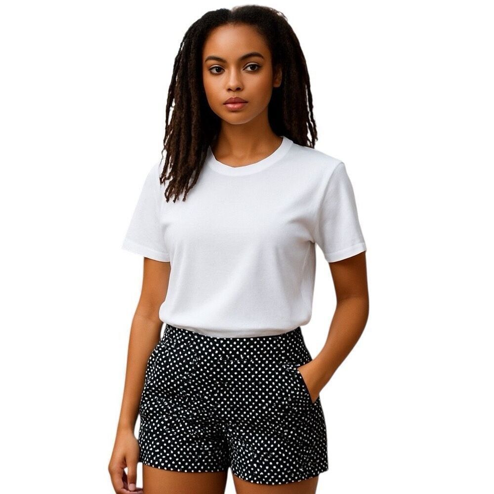 Old Navy Black & White Polka Dot Shorts 12